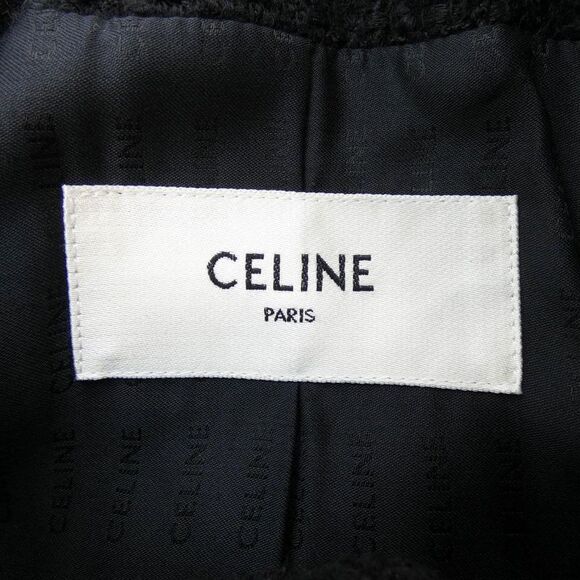 Celine Chasseur Jacket 2v00c764l Collarless Jacket - Picture 4 of 6